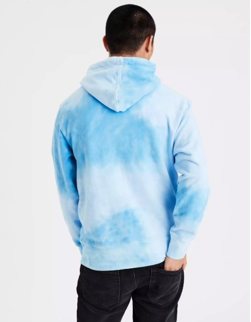 AE TIE-DYE GRAPHIC FLEECE HOODIE - Naughty Panda Outlet