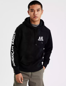 AE TIE-DYE GRAPHIC FLEECE HOODIE - Naughty Panda Outlet