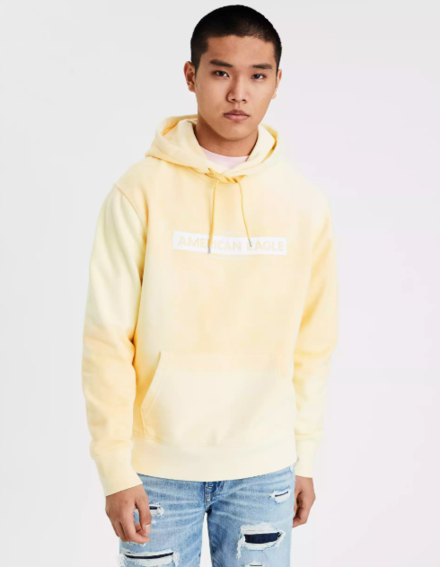 AE TIE-DYE GRAPHIC FLEECE HOODIE - Naughty Panda Outlet