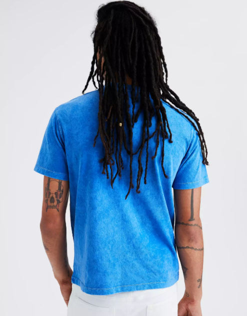 AE VINTAGE WASH DYE EFFECT POCKET T-SHIRT - Naughty Panda Outlet
