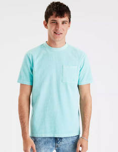 AE VINTAGE WASH DYE EFFECT POCKET T-SHIRT - Naughty Panda Outlet