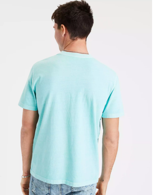 AE VINTAGE WASH DYE EFFECT POCKET T-SHIRT - Naughty Panda Outlet