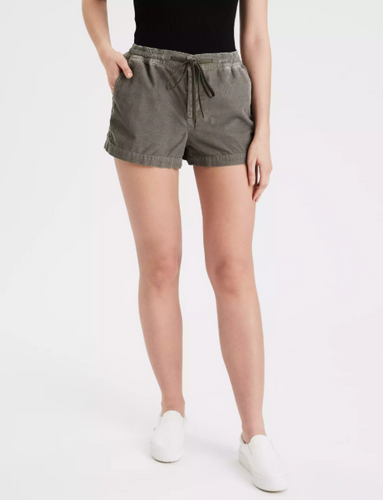AE HIGH-WAISTED CORDUROY SPORT SHORT - Naughty Panda Outlet