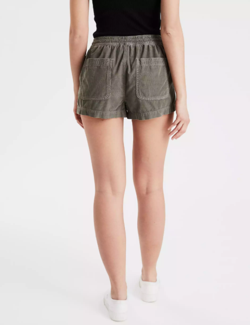 AE HIGH-WAISTED CORDUROY SPORT SHORT - Naughty Panda Outlet