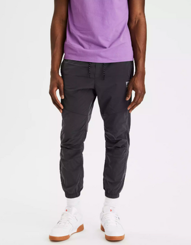 AE IRIDESCENT NYLON JOGGER - Naughty Panda Outlet