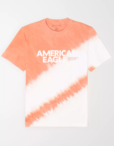 AE VINTAGE WASH TIE-DYE GRAPHIC T-SHIRT - Naughty Panda Outlet