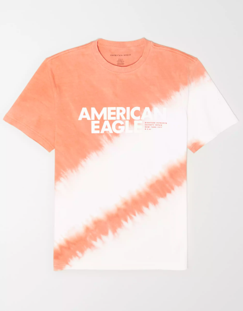 AE VINTAGE WASH TIE-DYE GRAPHIC T-SHIRT - Naughty Panda Outlet