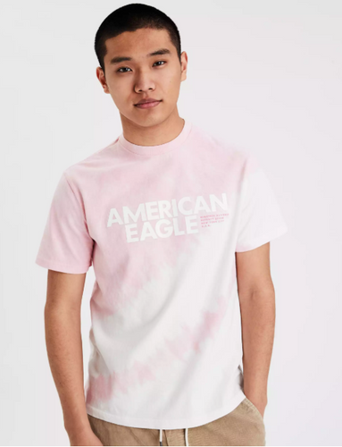 AE VINTAGE WASH TIE-DYE GRAPHIC T-SHIRT - Naughty Panda Outlet