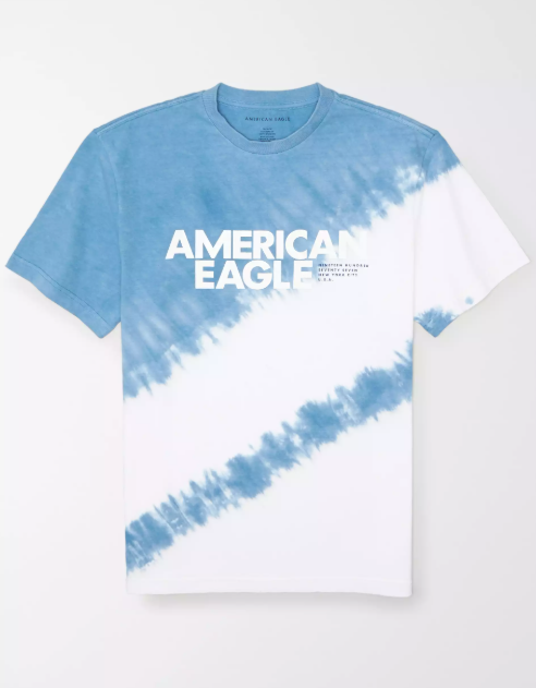 AE VINTAGE WASH TIE-DYE GRAPHIC T-SHIRT - Naughty Panda Outlet