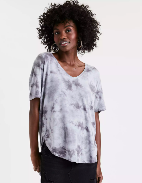 AE SOFT & V-NECK T-SHIRT - Naughty Panda Outlet