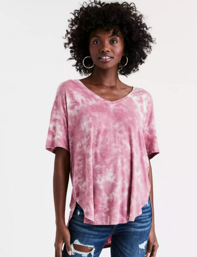 AE SOFT & V-NECK T-SHIRT - Naughty Panda Outlet