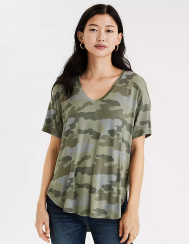 AE SOFT & V-NECK T-SHIRT - Naughty Panda Outlet