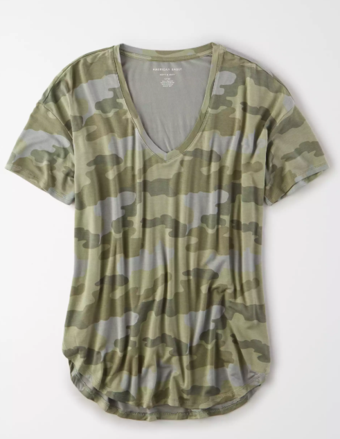 AE SOFT & V-NECK T-SHIRT - Naughty Panda Outlet