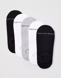 AE INVISIBLE SOCKS 5-PACK MALE - Naughty Panda Outlet