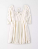 AE PUFF SLEEVE BABYDOLL DRESS - Naughty Panda Outlet