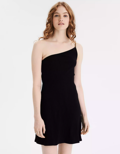 AE ONE SHOULDER BODYCON MINI DRESS - Naughty Panda Outlet