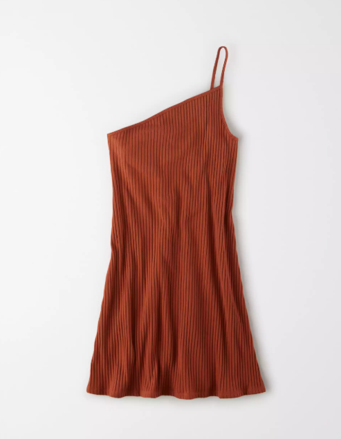 AE ONE SHOULDER BODYCON MINI DRESS - Naughty Panda Outlet