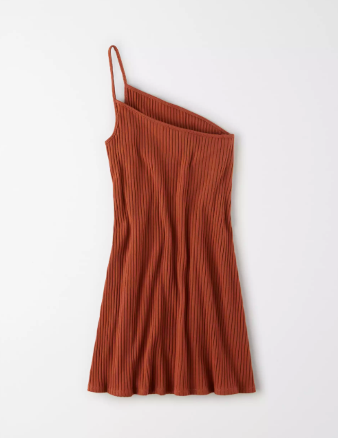 AE ONE SHOULDER BODYCON MINI DRESS - Naughty Panda Outlet