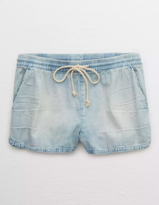 AE AERIE CHAMBRAY SHORT - Naughty Panda Outlet