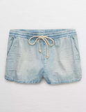 AE AERIE CHAMBRAY SHORT - Naughty Panda Outlet