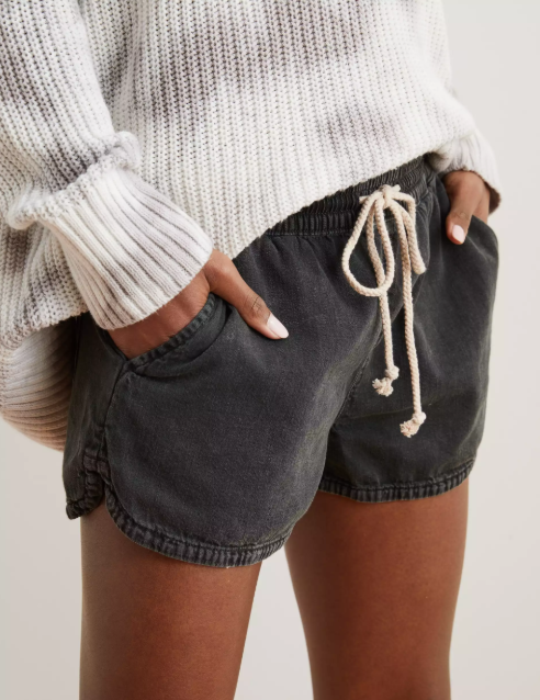 AE AERIE CHAMBRAY SHORT - Naughty Panda Outlet