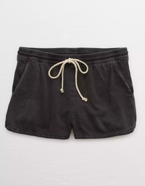 AE AERIE CHAMBRAY SHORT - Naughty Panda Outlet