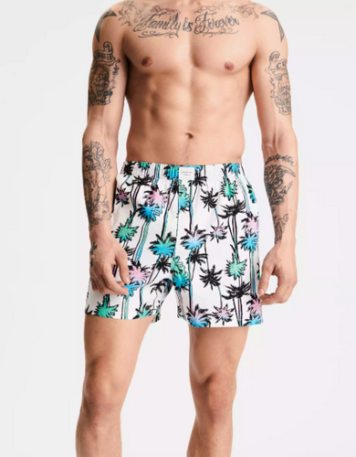 AE DIP PALMS STRETCH BOXER SHORT - Naughty Panda Outlet