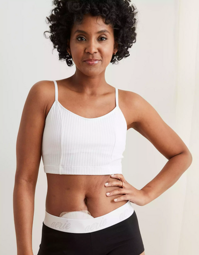 AE AERIE CHILL RIBBED LONGLINE BRALETTE - Naughty Panda Outlet