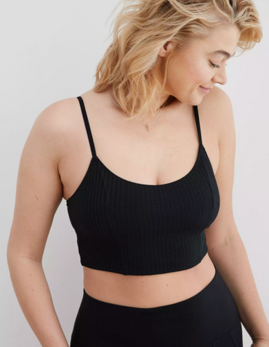 AE AERIE CHILL RIBBED LONGLINE BRALETTE - Naughty Panda Outlet