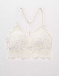 AE AERIE EYELASH LACE PADDED BRALETTE - Naughty Panda Outlet