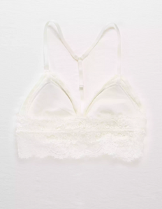 AE AERIE EYELASH LACE PADDED BRALETTE - Naughty Panda Outlet
