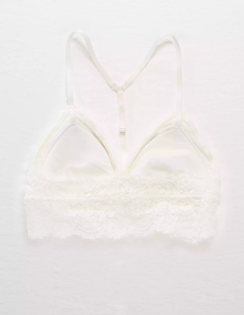 AE AERIE EYELASH LACE PADDED BRALETTE - Naughty Panda Outlet