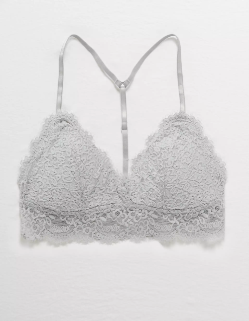 AE AERIE EYELASH LACE PADDED BRALETTE - Naughty Panda Outlet