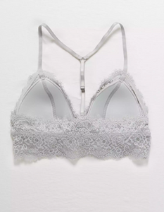 AE AERIE EYELASH LACE PADDED BRALETTE - Naughty Panda Outlet
