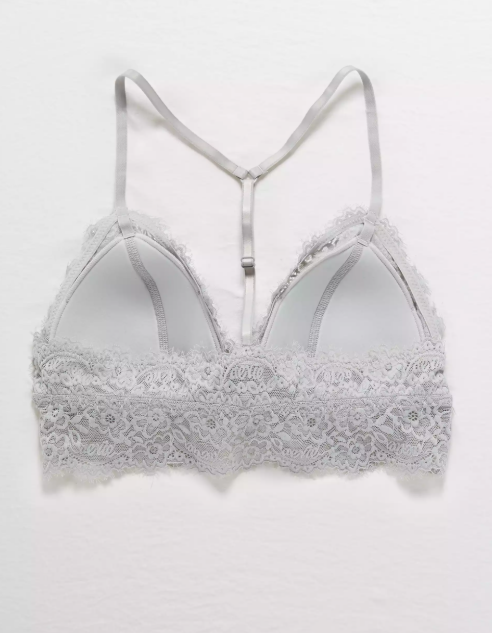 AE AERIE EYELASH LACE PADDED BRALETTE - Naughty Panda Outlet