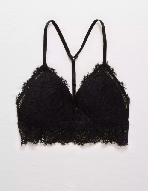 AE AERIE EYELASH LACE PADDED BRALETTE - Naughty Panda Outlet