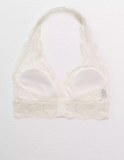 AE AERIE WILDFLOWER LACE PADDED HALTER BRALETTE - Naughty Panda Outlet