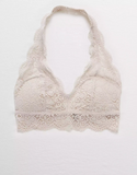 AE AERIE WILDFLOWER LACE PADDED HALTER BRALETTE - Naughty Panda Outlet