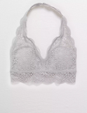 AE AERIE WILDFLOWER LACE PADDED HALTER BRALETTE - Naughty Panda Outlet