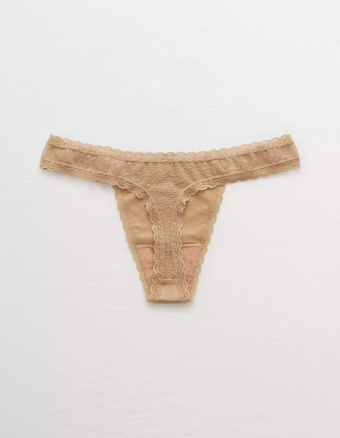 AE AERIE POP! SHINE THONG UNDERWEAR - Naughty Panda Outlet