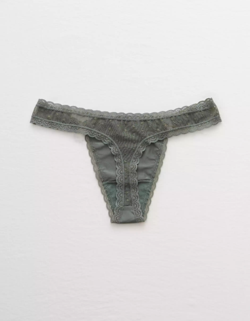 AE AERIE POP! SHINE THONG UNDERWEAR - Naughty Panda Outlet